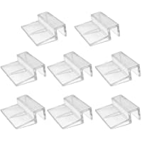 Los mejores  - 8 clips de cubierta de vidrio para peceras- 6 mm-8 mm-10 mm-12 mm Aquariums Fish Tank Acrílico Clips de soporte de…